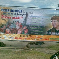 Resmikan Pembangunan, Dada Rosada Dielu-elukan